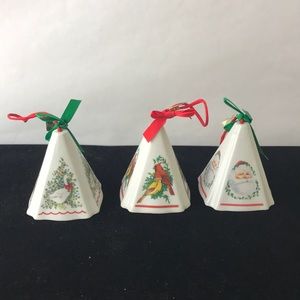 Lot of 3 Potpourri Christmas Ornaments